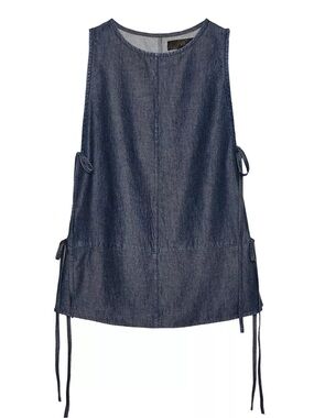 ZW collection denim tie top